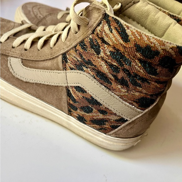 Vans Sk8 Hi 46 Ultracush Leopard Suede Hi Tops Woman’s Size 8 Men’s 6.5 - Picture 9 of 16
